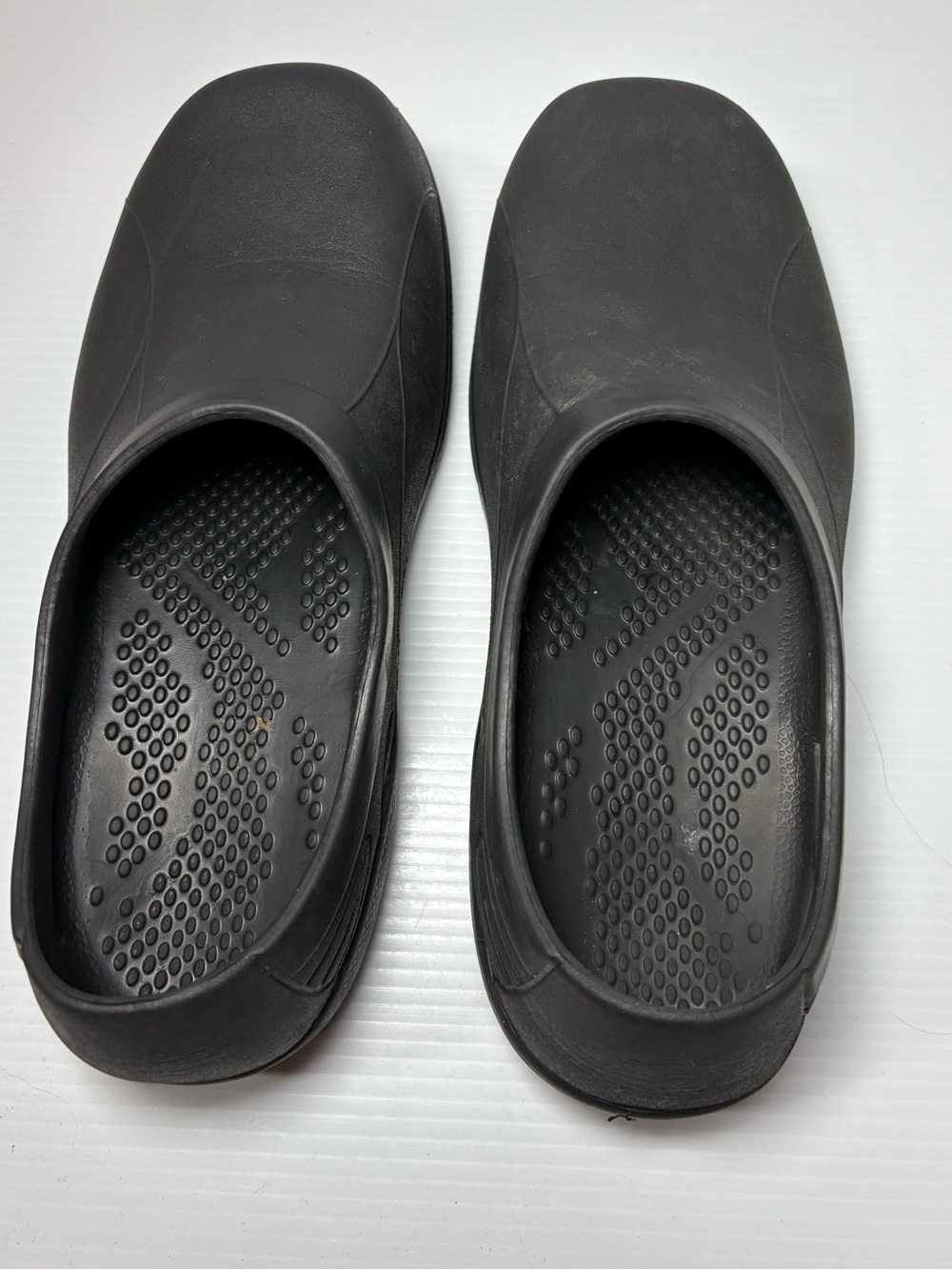 Women's Black Slip-On Clog Mules